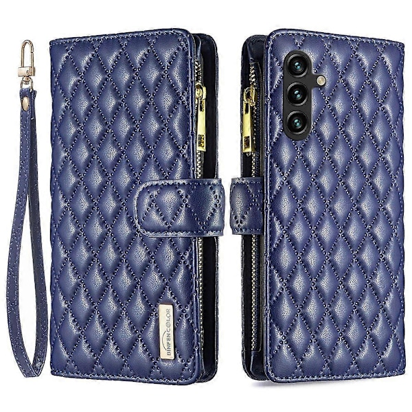 Plånboksfodral i Läder för Samsung Galaxy A15 4G Multicolor Style F