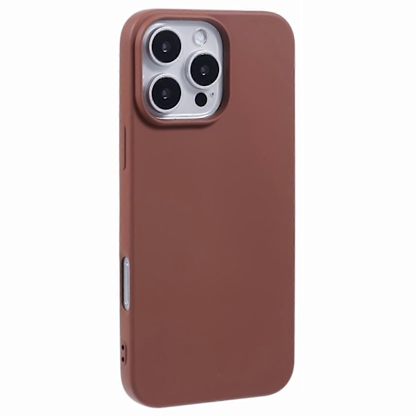 X-LEVEL Etui til iPhone 16 Pro Max Blød TPU Anti-Ridse Fiberforing Telefoncover - Titanium Guld