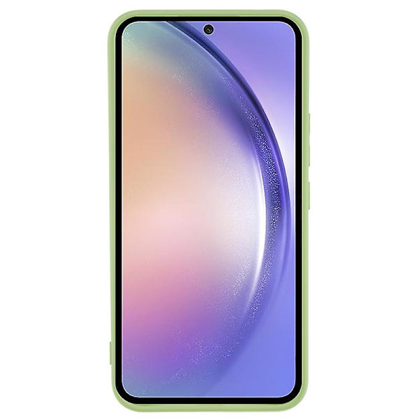 För Samsung Galaxy S23 Fe Fiberfoder Gummibelagt Tpu- cover anti-scratch case Matcha Green