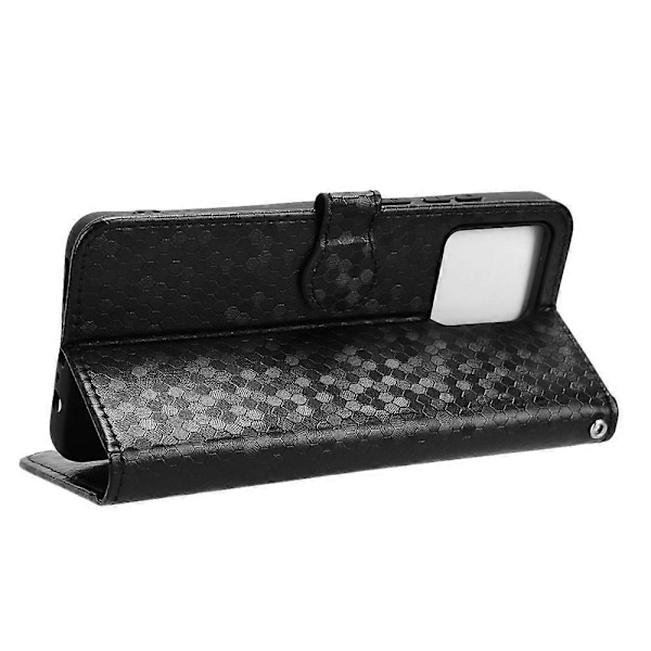 Til Motorola Moto G84 5G Etui PU Læder Præget Mobiltelefon Stativ Cover Multicolor Style A