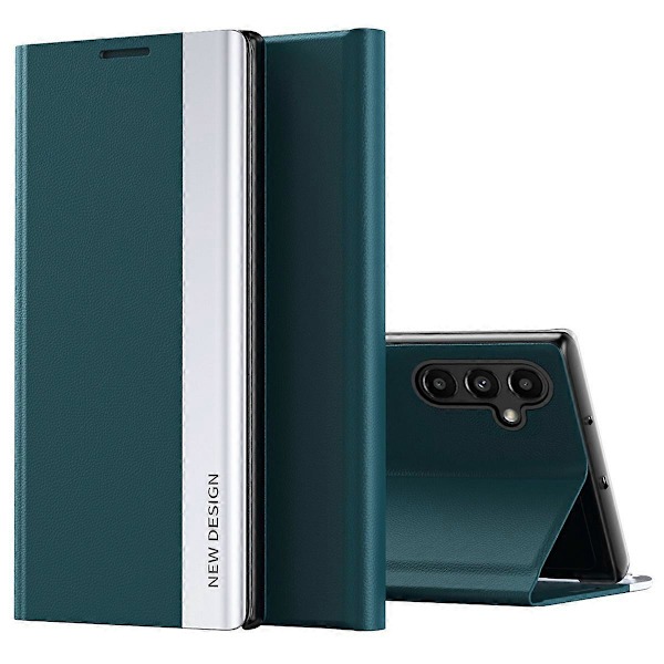 För Samsung Galaxy A14 5G/A14 4G Elektroplätering PU Läder Flip Ställ Skydd Mobilskal Multicolor Style A