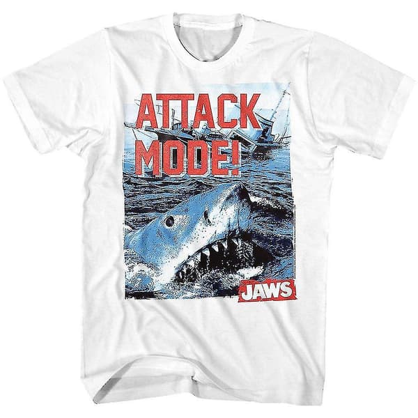 Jaws Attack Mode T-skjorte Klær XXL