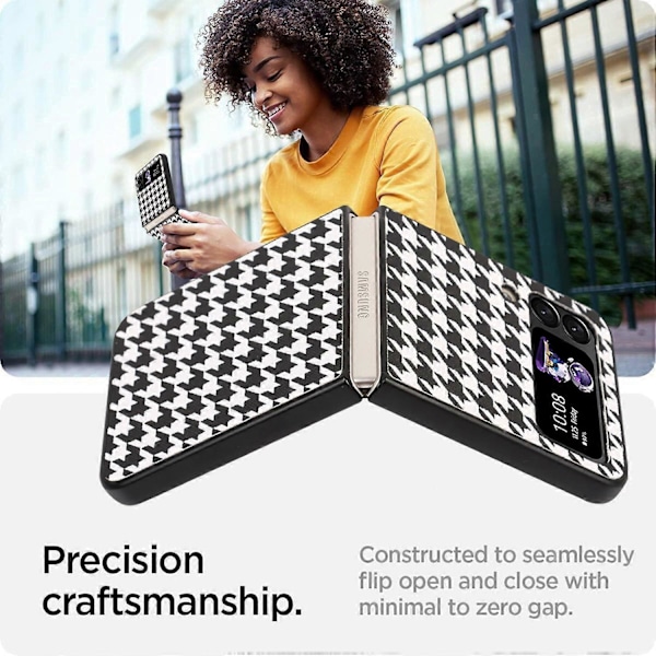 Samsung Galaxy Z Flip4 5G naarmuuntumaton taitettava puhelinkotelo PU-nahkapäällysteinen kova PC-takakansi Multicolor Style C