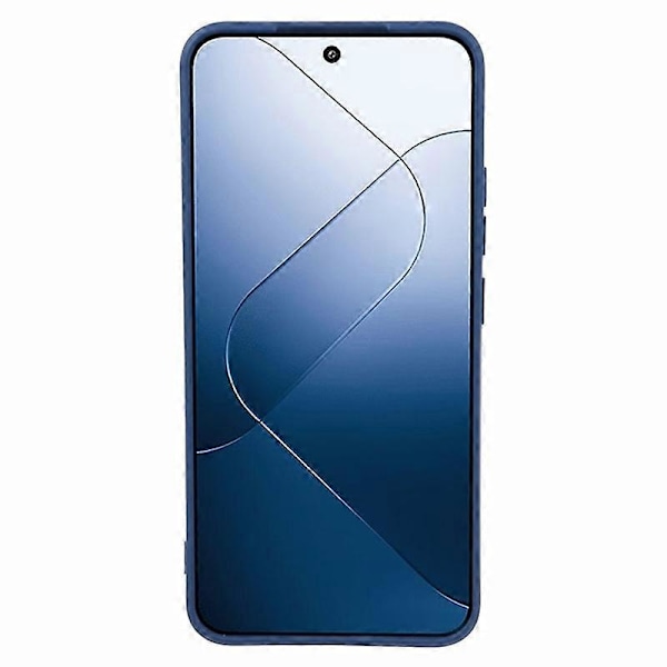 WANLONFENG RB1-serien Skal för Xiaomi 14 Mjukt TPU-fodral med skärmskydd + Snodd Multicolor Style B