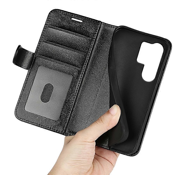 Til Samsung Galaxy S25 Ultra Wallet Case Crazy Horse Tekstur Stand Læder Telefon Cover Multicolor Style B