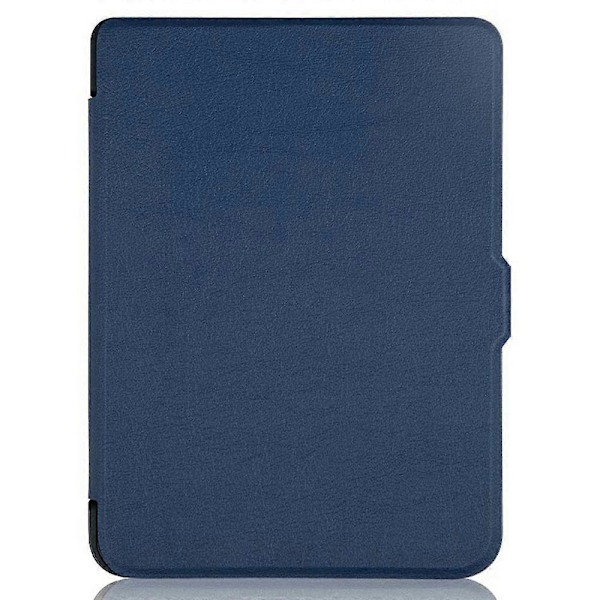 Fodral för Tolino Shine 4 Bokstil PC + PU Läder E-läsare Skyddsfodral med Auto Sleep/Wake Multicolor Dark Blue