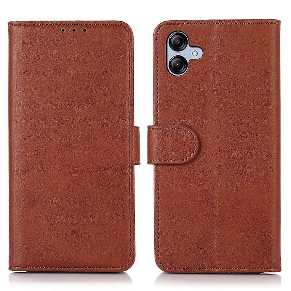 Til Samsung Galaxy A05 4G Etui Ko Læder Tekstur Anti-Ridse Læder Telefon Stand Cover Wallet Multicolor Style D