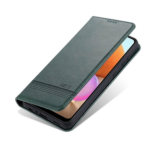 AZNS Stand Wallet Auto-absorberende Magnetisk Læder Etui til Samsung Galaxy A32 4G Multicolor Style D
