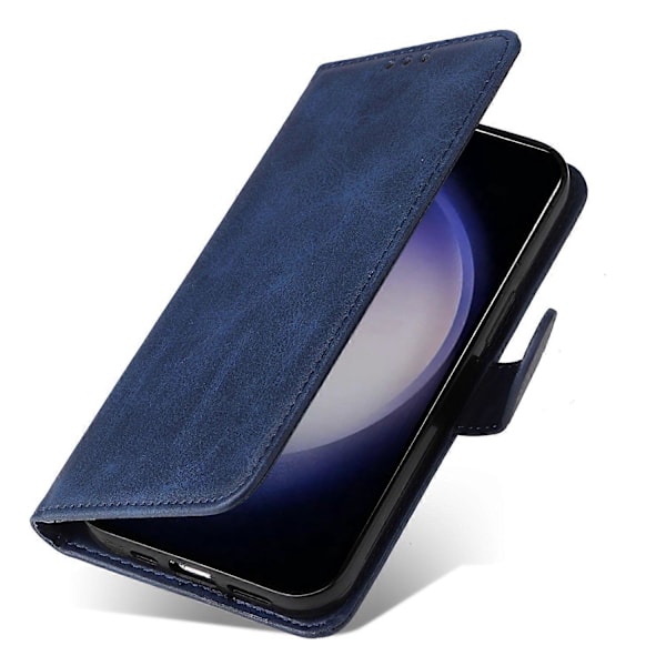 Plånboksfodral för Samsung Galaxy S24+ PU Läder Kalvtextur Telefonskal Multicolor Style E