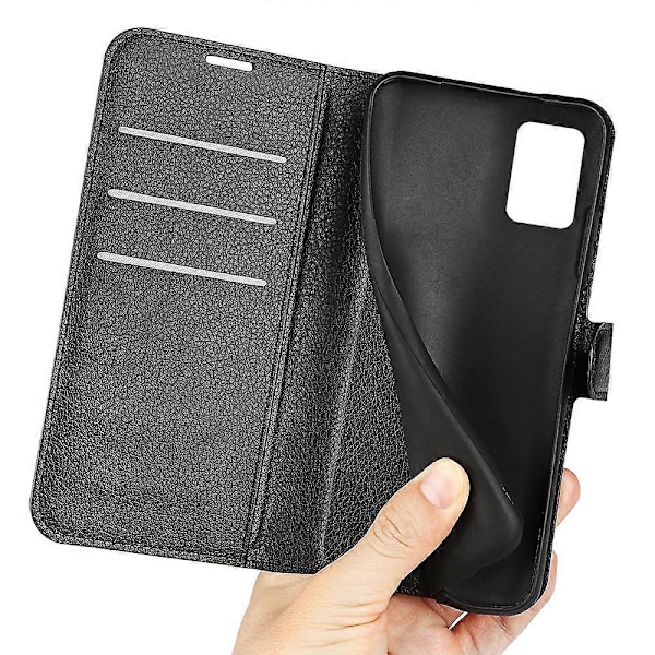 Til Motorola Moto E22 4G Mobiltelefon Cover Wallet Stand PU Læder Folio Flip Telefon Etui Multicolor Style A