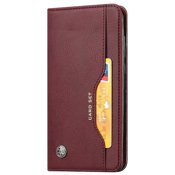 För Samsung Galaxy A33 5G Auto-absorberande Stötsäker Flip Plånboksfodral Ställ Design Läder Skyddande