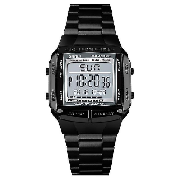 Skmei 1381 Vattentät watch utomhus Black