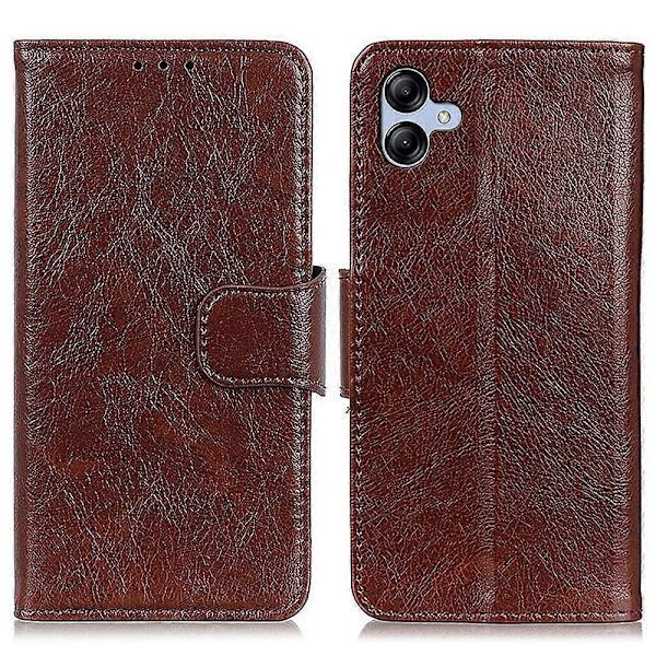 För Samsung Galaxy A05 4G Fodral Nappa Textur Delat Läder Vikbart Ställ Telefonskal Multicolor Style D