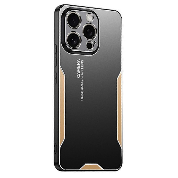 Mobilskal för iPhone 16 Pro Max Aluminiumlegering+TPU+PC Baksida Multicolor Style A