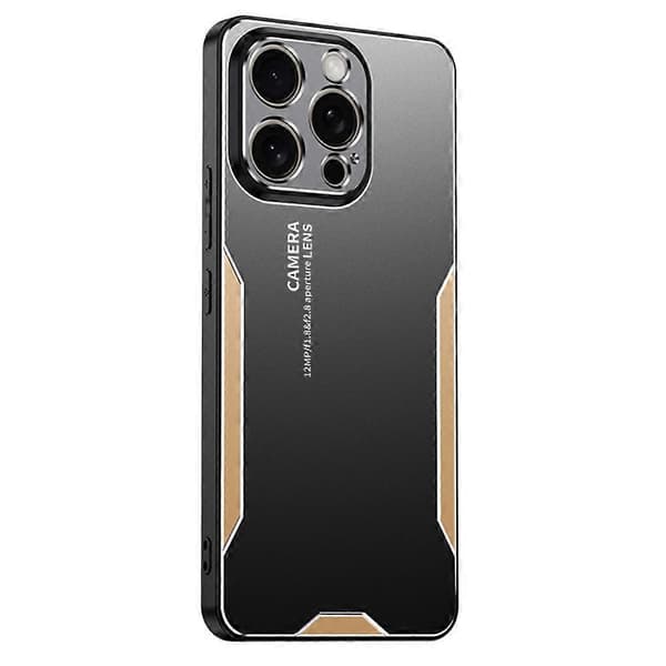 Til iPhone 16 Pro Max Telefon Cover Aluminium Legering+TPU+PC Bagside Multicolor Style A