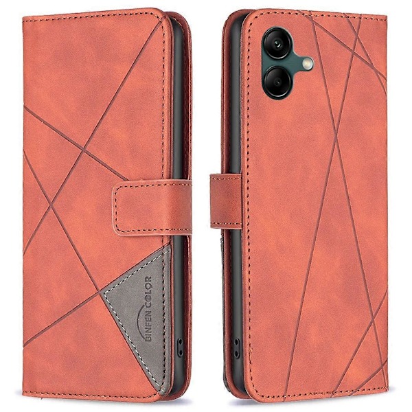 BINFEN COLOR BF05 Samsung Galaxy A05 4G -puhelinkotelo PU-nahkalompakolla Multicolor Style E