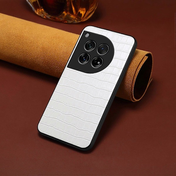 Til OnePlus Ace 3 5G/12R 5G Ridsefast Etui Krokodille Tekstur Læder+TPU+PC Telefon Cover Multicolor Style D
