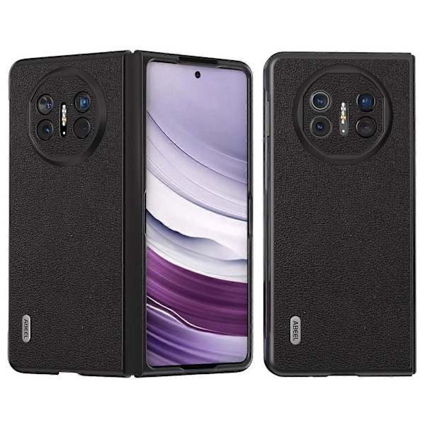 Skal för Huawei Mate X5 Äkta Läder+TPU+PC Litchi Textur Mobilskal Multicolor Style C