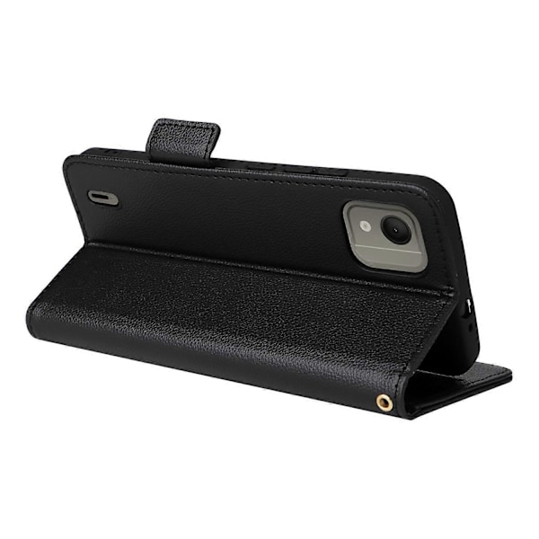 Anti-ridse telefoncover til Nokia C110 Litchi Tekstur PU Læder Wallet Stand Cover Multicolor Style B