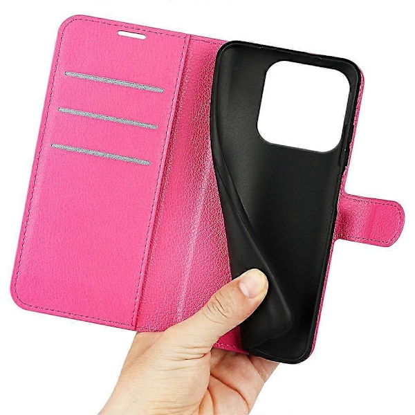 Til ZTE Blade V70 Etui Litchi Tekstur Stødsikkert Læder Wallet Telefon Cover - Grøn Multicolor Rose