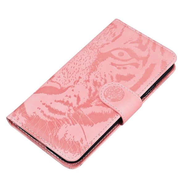Til Samsung Galaxy A06 Etui Tiger Præget Læder Wallet Telefon Cover Multicolor Style F