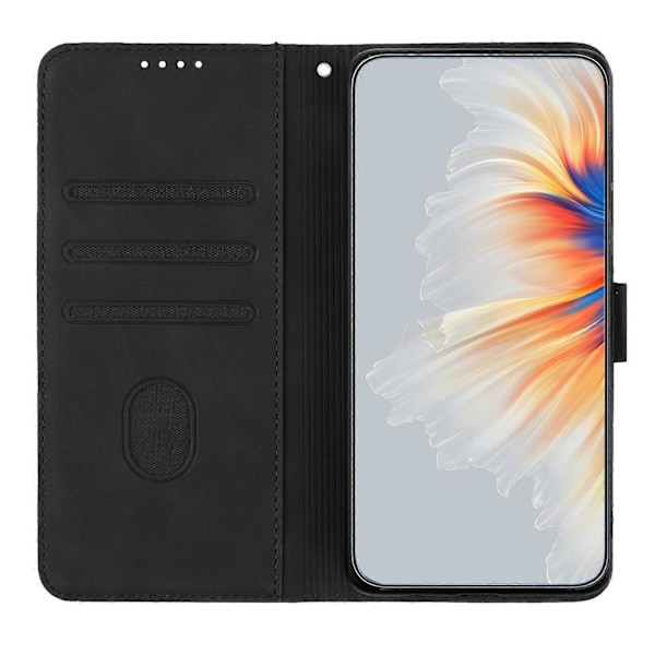 YX003 Plånboksfodral i PU-läder med Ställ för Samsung Galaxy A54 5G, Präglat Mönster Multicolor Style D