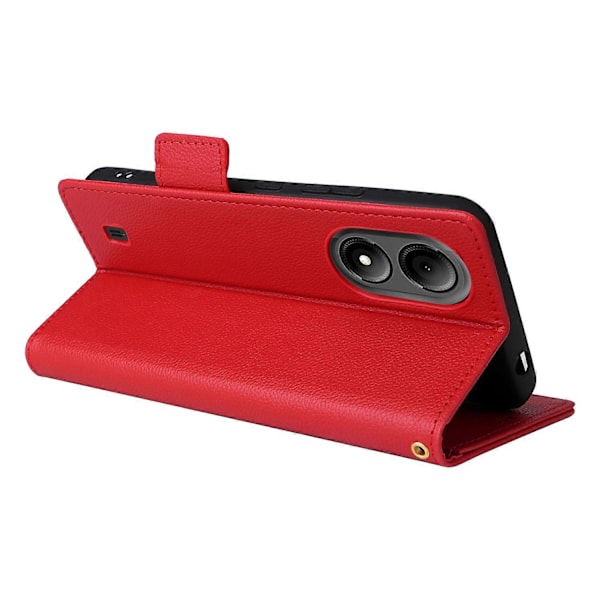 ZTE Blade A33S -kotelo magneettilukolla, nahkainen puhelinkotelo hihnalla Multicolor Style G