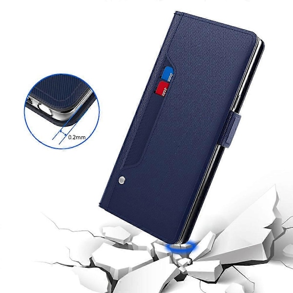 Infinix Note 40 -kotelo korttipaikalla, PU-nahkainen jalustakansi meikkipeilillä Multicolor Style A