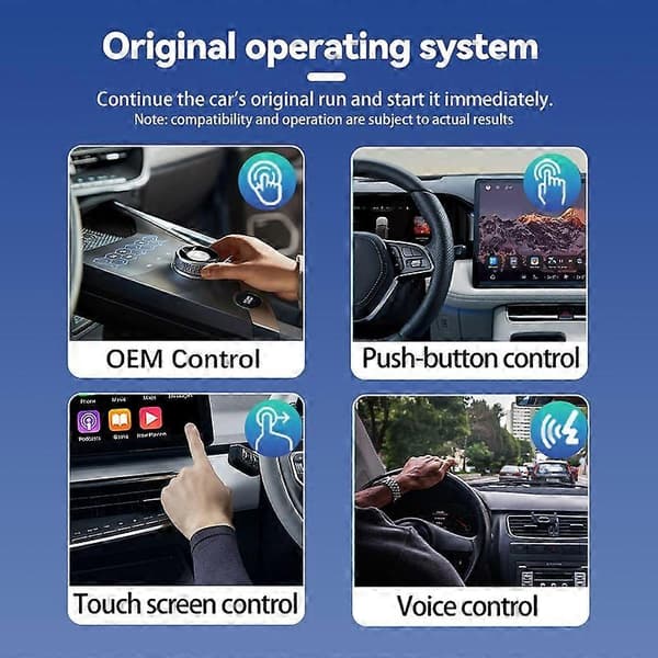PL1 PRO Plug and Play Android Auto CarPlay -sovitin, langallisesta langattomaan, mini-muunnos
