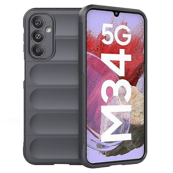 Stöttåligt Telefonskal för Samsung Galaxy F34 5G/M34 5G Skyddande Robust TPU-Skal Multicolor Style H