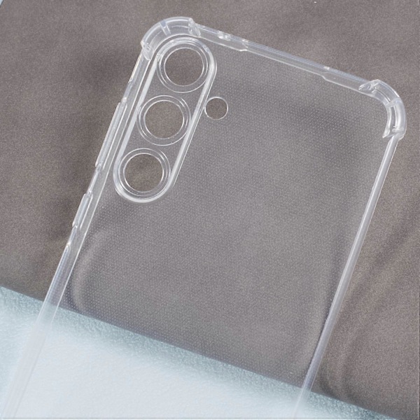 Transparent skal för Samsung Galaxy A55 5G, flexibelt TPU-skydd