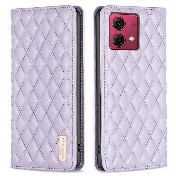 BINFEN COLOR BF Style-16 Motorola Moto G84 5G -kotelo korttipidikkeellä, nahkainen puhelinkotelo Multicolor Style B