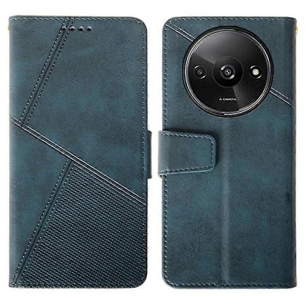 IDEWEI Suojakotelo Xiaomi Redmi A3 4G/Poco C61 4G -puhelimelle, vasikannahkajäljitelmä, lompakkomallinen PU-nahkainen läppäkotelo Multicolor Style G