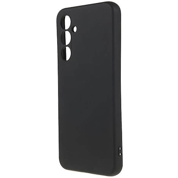 För Samsung Galaxy S23 Fe Fiberfoder Gummibelagt Tpu- cover anti-scratch case Black