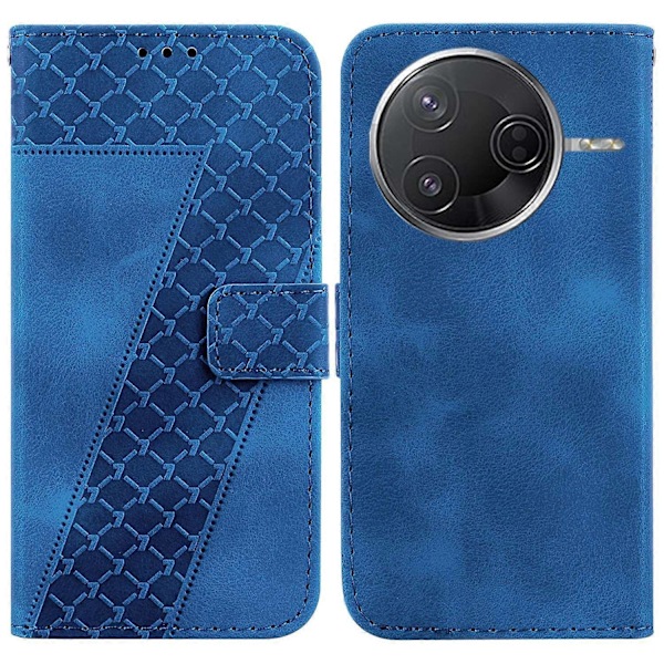 Til Xiaomi Poco F7 Pro 5G/ Poco F7 Ultra 5G/ Redmi K80 Pro 5G/ K80 5G Stand Case 7-Formet Mønster Im Multicolor Dark Blue