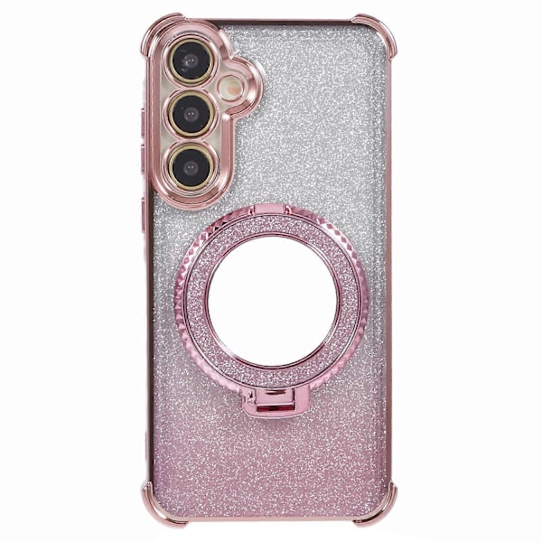 Glitter Gradient Ställ TPU Skal för Samsung Galaxy A55 5G Multicolor Style F