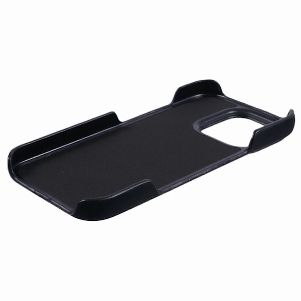 Skal för iPhone 16 Pro Max Kompatibelt med MagSafe, Hudvänligt Läder + PC Baksida - Grå Multicolor Black