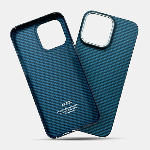 KZDOO Aramid Fiber Anti-Drop Telefoncover til iPhone 16 Pro - Grøn