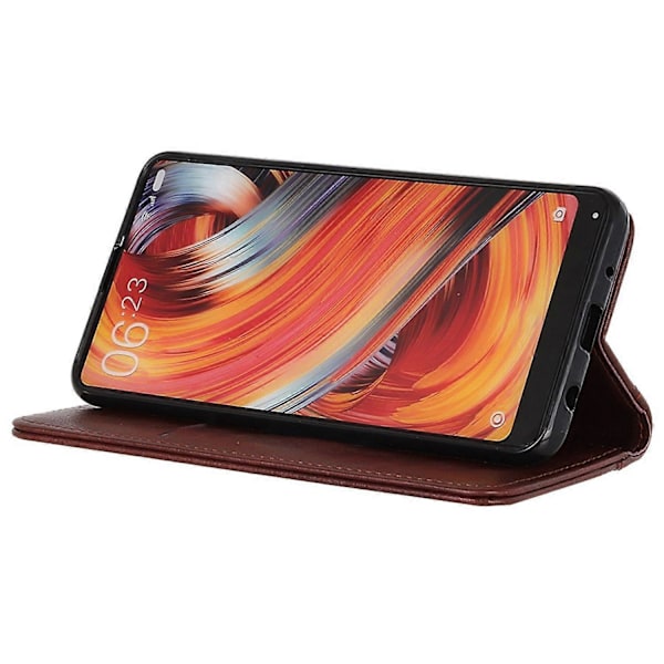 Til Samsung Galaxy A06 Stand Case Split Læder Litchi Tekstur Wallet Telefon Cover Multicolor Style D