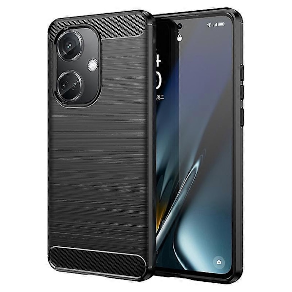 Oppo K11 5G/OnePlus Nord CE3 5G puhelinkotelo hiilikuitukuvio pehmeä TPU harjattu suojus Multicolor Style A