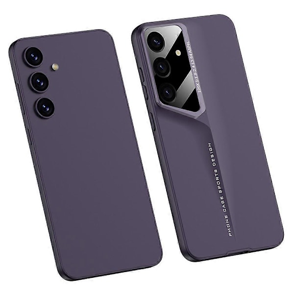 GKK Skal för Samsung Galaxy S25+ Slim Hårt PC Skyddande Telefonskal - Grå Multicolor Dark Purple