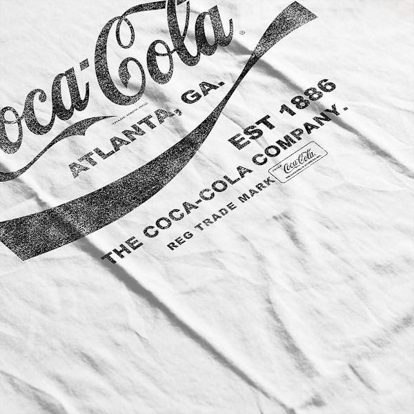 Coca Cola Drink 1886 T-shirt för män White M