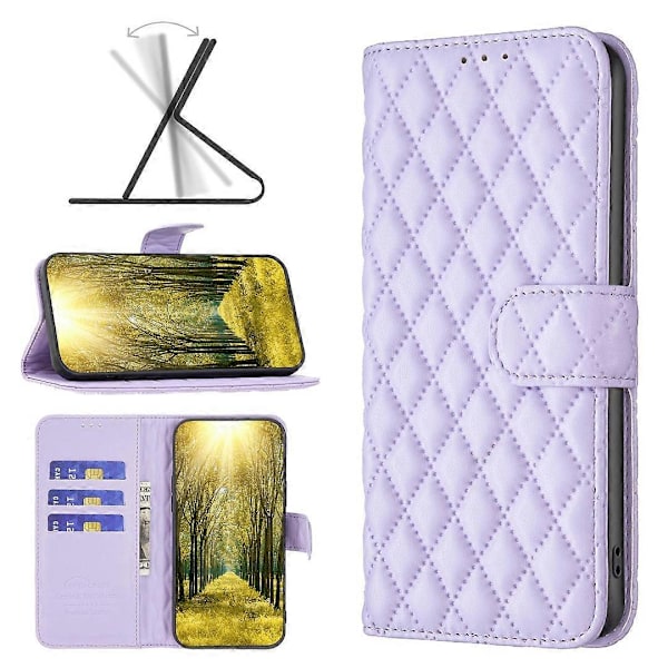 til Samsung Galaxy A05s 4G Etui Præget Tegnebog Stand Læder Telefon Cover Multicolor Style E