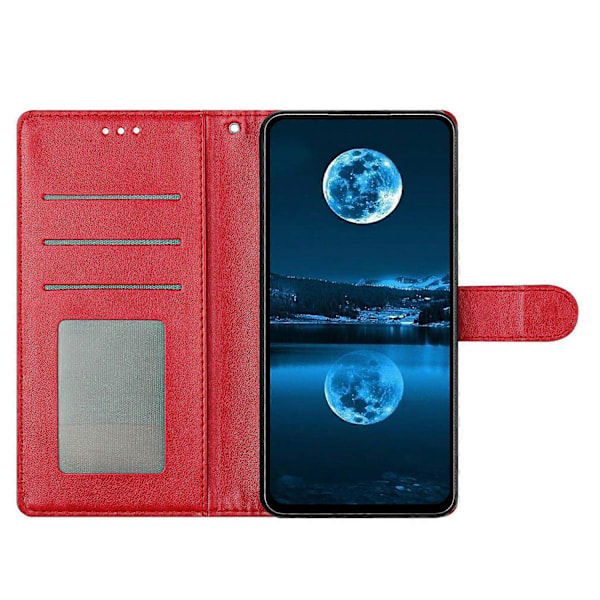 For Samsung Galaxy A15 5G Lær Telefonveske Lommebok Stativ Deksel med Praktisk Stropp - Grønn Multicolor Rose