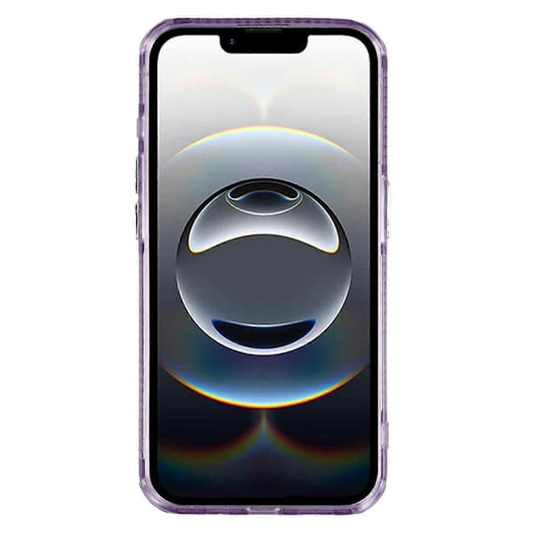 iPhone 16e -kotelo perhoshelmillä, IMD PC + TPU -puhelinkuori lasilinssikalvolla Multicolor Shell Pattern/ Purple