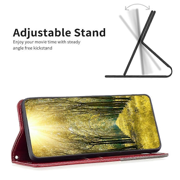 Telefoncover til Samsung Galaxy A05s 4G Etui Præget Læder Telefon Shell Multicolor Style F