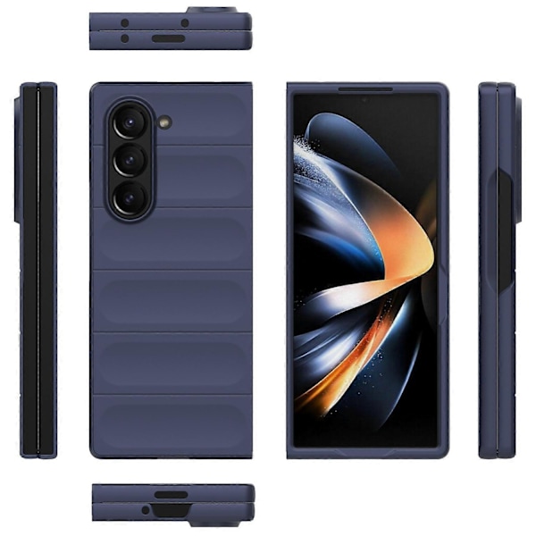 För Samsung Galaxy Z Fold6 5G Skal Robust Hårt PC Vikbart Telefonskydd Multicolor Style I