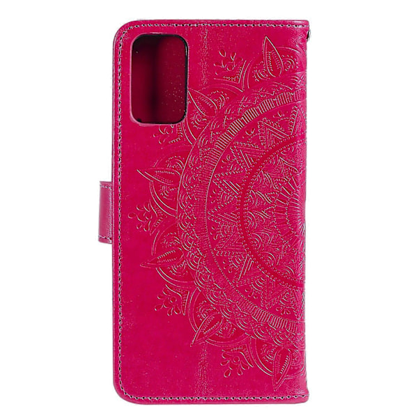 Præget Mandala Blomst Pung Læder Etui med Rem til Samsung Galaxy A52 4G/5G/A52s 5G Multicolor Style D