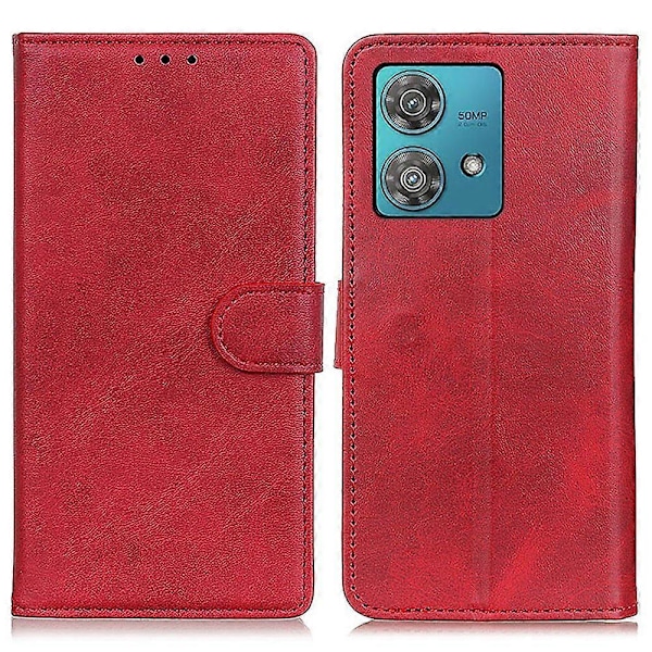 Til Motorola Edge 40 Neo 5G PU Læder Etui Anti-Ridse Pung Stand Mobiltelefon Cover Multicolor Style D