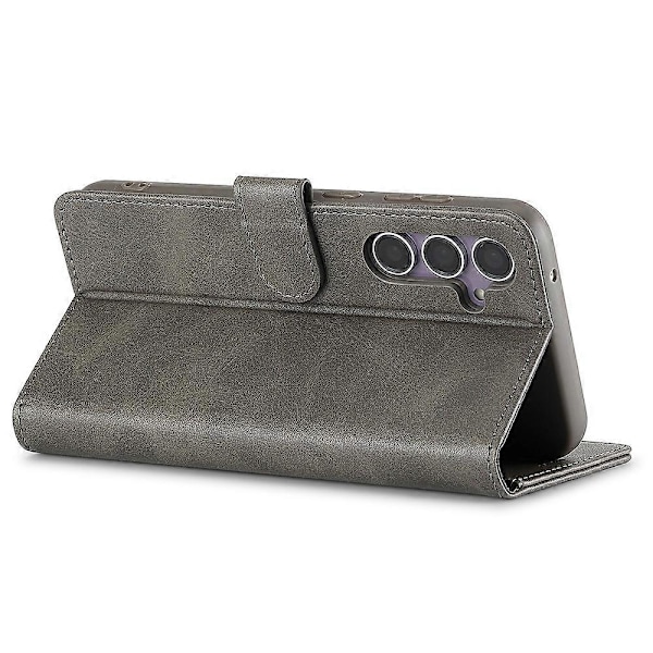 LC.IMEEKE Etui til Samsung Galaxy A16 5G/A16 4G Kalveskindsstruktur PU Læder Stand Wallet Telefon Cover Multicolor Style D